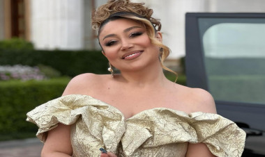 Damla yenə toy geyimi ilə dillərə düşdü - VİDEO