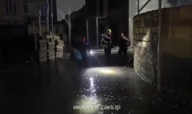 Masazırda vətəndaşlar təxliyə olundu - VIDEO