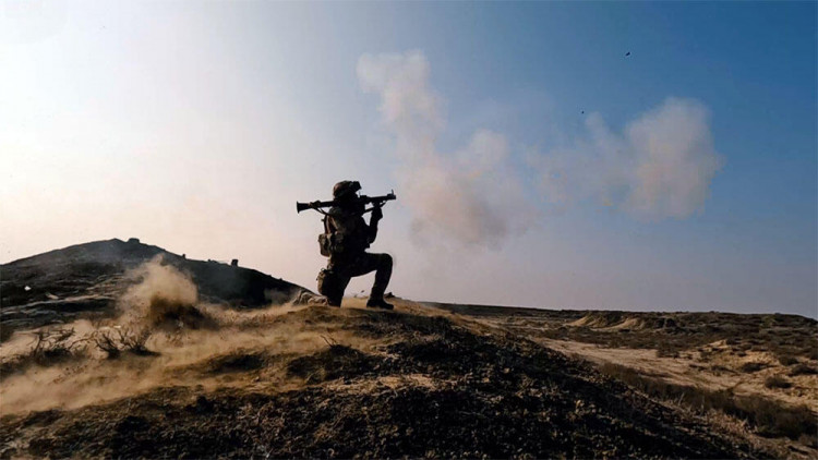 Komando bölmələri döyüş hazırlığı vəziyyətinə gətirilir - VİDEO