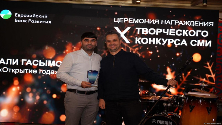 Trend BİA-nın jurnalisti Qazaxıstanda beynəlxalq mükafata layiq görüldü - FOTO