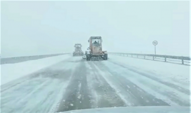 Bakı-Şamaxı yolunda hərəkət 