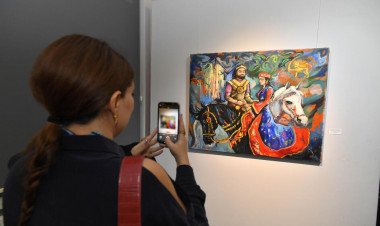 “Tablolarda nağıllar” sərgi-müsabiqəsi yekunlaşıb - FOTO