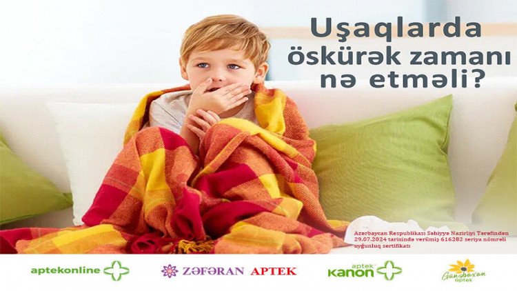 Uşaqları narahat edən bəlğəmli öskürəklə mübarizə - FOTO