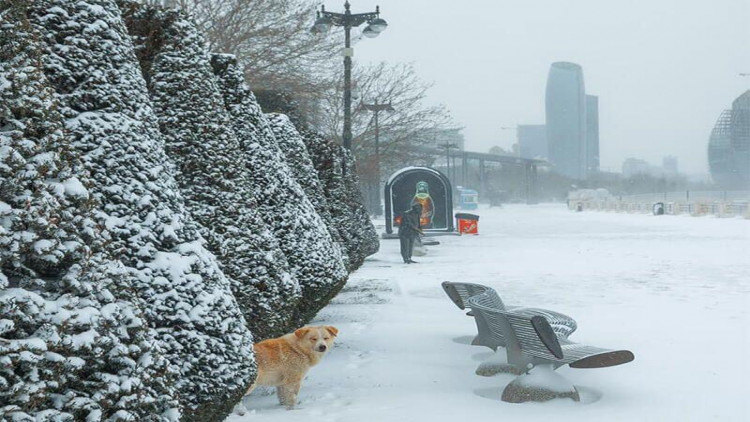 Azərbaycana qış gəldi
