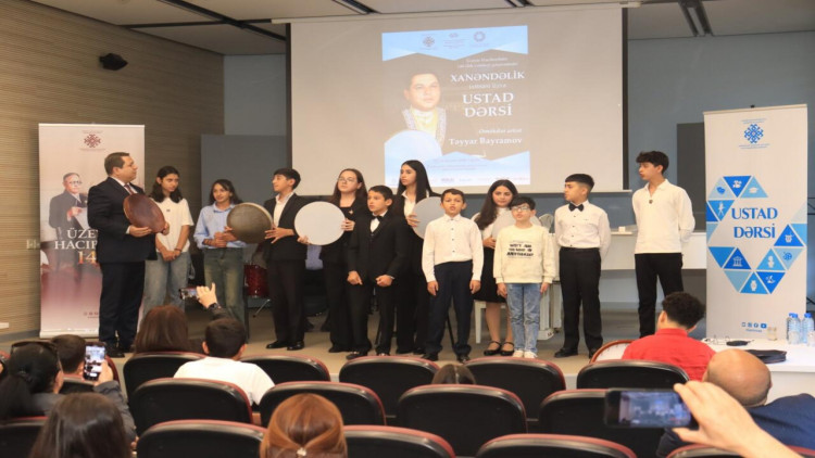 Üzeyir Hacıbəylinin 140 illiyinə həsr olunan silsilə ustad dərsləri başa çatıb - FOTO