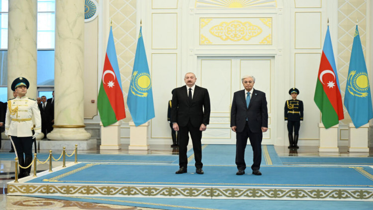 İlham Əliyevin rəsmi qarşılanma mərasimi keçirilib - VİDEO - FOTO