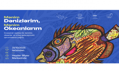 “Mənim Dənizlərim, Mənim Okeanlarım” sərgisi ilk dəfə Heydər Əliyev Mərkəzində - VİDEO