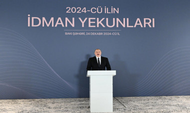 Prezident 2024-cü ilin idman yekunlarına həsr olunan mərasimdə iştirak edib - VİDEO - FOTO
