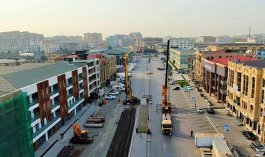 Bakıda inşa olunan yeni yol belə olacaq - VİDEO