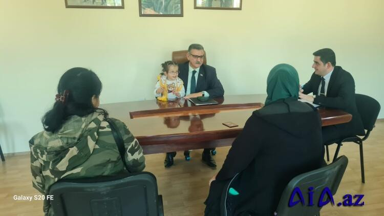 Milli Məclisin deputatı Novruzəli Aslanov İsmayıllı şəhərində seçiciləri ilə görüşüb - FOTOlar