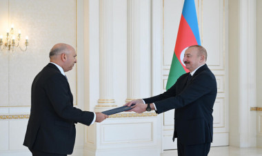 İlham Əliyev Houssam-Eldine Redanın etimadnaməsini qəbul edib - VİDEO - FOTO