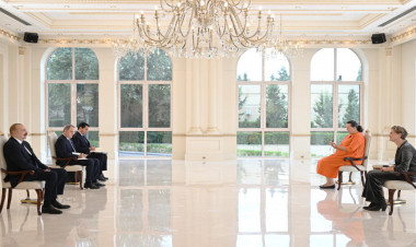 Prezident Niderlandın Azərbaycandakı səfirinin etimadnaməsini qəbul edib - VİDEO - FOTO