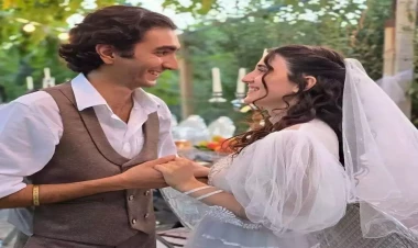 Azərbaycanda gəlin toyunda qayınanasının gəlinliyini geyindi - FOTO