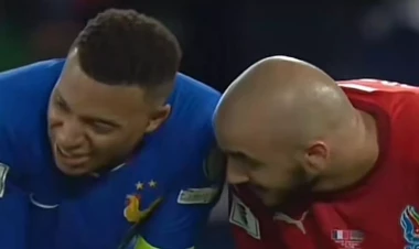 Elvin Bədəlovla Mbappenin bu görüntüsü gündəm oldu - VİDEO