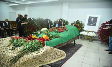 Əminə Yusifqızı ilə vida mərasimi keçirilib - YENİLƏNİB - FOTO