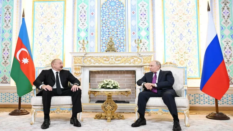 Düşənbədə İlham Əliyevin Vladimir Putinlə təkbətək görüşü keçirilib - VİDEO - FOTO