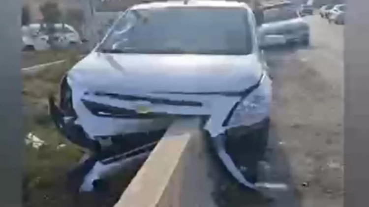 Bakı-Sumqayıt yolundakı dəhşətli qəzanın VİDEOsu