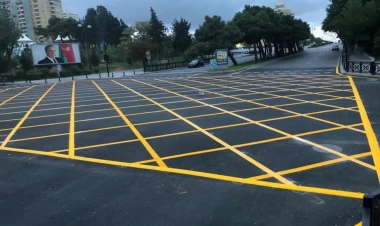 Bakının bu küçəsinə də sarı tor çəkildi - VİDEO