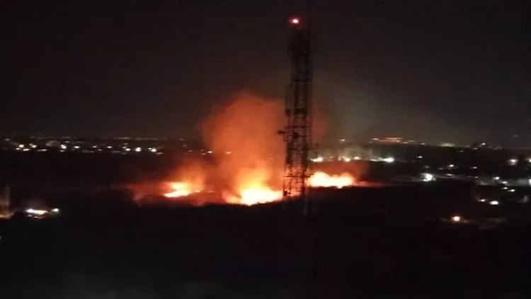 Mingəçevirdə güclü yanğın olub - Yenilənib - VİDEO