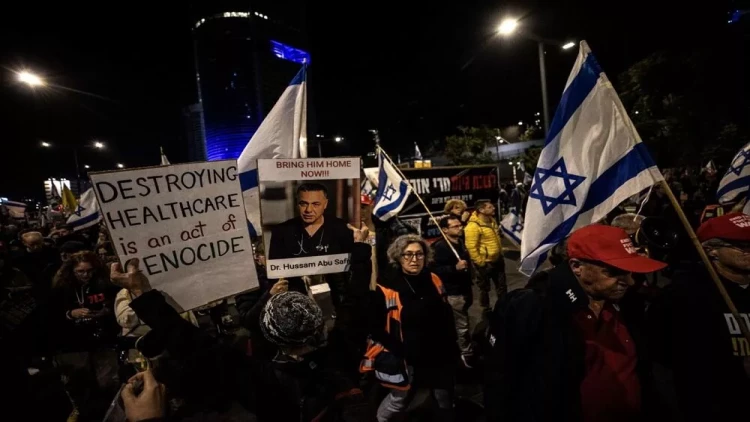 Netanyahunun istefası tələb edilir - Aksiyalar davam edir