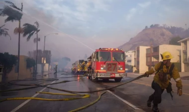 Los-Ancelesdə şiddətli yanğın - Hollivud çarəsizdir