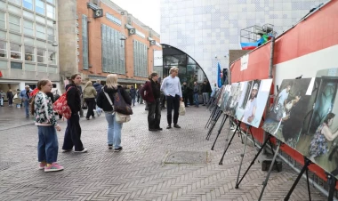 Haaqada Azərbaycanın mina qurbanlarına həsr olunmuş fotosərgi təşkil olunub - FOTO