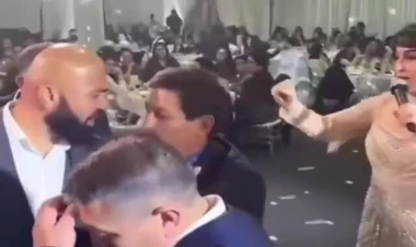 Afətin səhnə aldığı toya dava düşdü - VİDEO