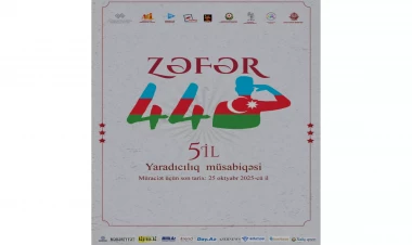 ZƏFƏR - 44  adlı yaradıcılıq müsabiqəsi elan olunur