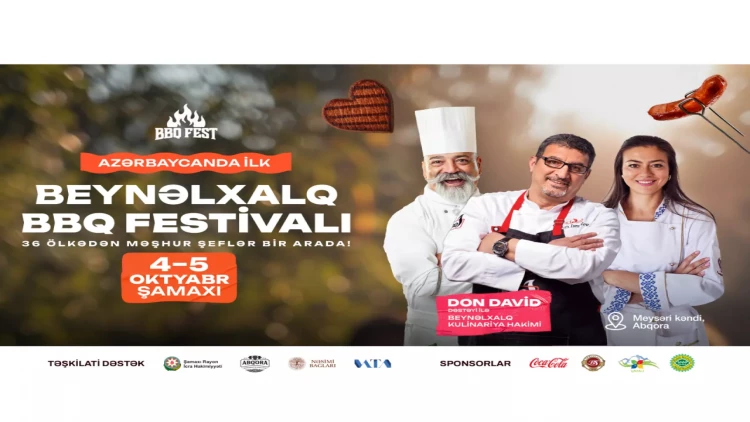 Beynəlxalq Barbekü Festivalı ilk dəfə Şamaxıda