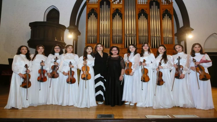 “Detache-Sabah” violinoçular ansamblının konserti baş tutub - FOTO