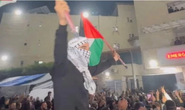 İnsanlar uzun müddət sonra Qəzzada sevinirlər - VİDEO