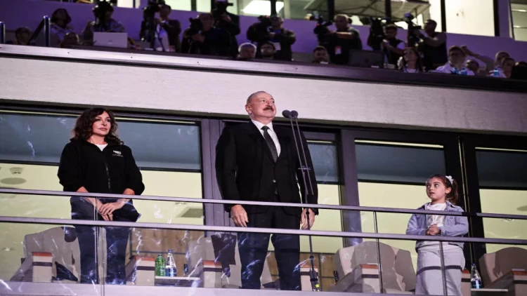 İlham Əliyev və Mehriban Əliyeva Gəncədə III MDB Oyunlarının açılış mərasimini izləyiblər - FOTO