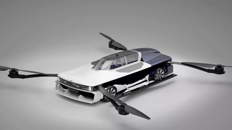 Rusiyanın ilk uçan avtomobili  – Sərnişinlər paraşütlə yerə enirlər - FOTO