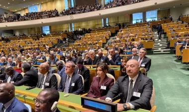 Prezident və birinci xanım BMT Baş Assambleyasının 80-ci sessiyası çərçivəsində keçirilən yüksəksəviyyəli müzakirələrdə iştirak ediblər - VİDEO - FOTO