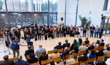 Üzeyir Hacıbəylinin 140 illik yubileyi ADA Universitetinin Qazax Mərkəzində qeyd olunub - FOTO