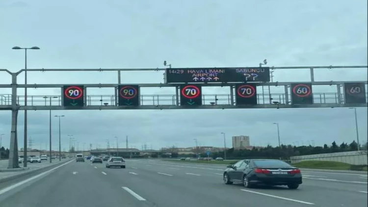 Zığ dairəsi-Hava Limanı yolunda sürət həddi əvvəlki vəziyyətinə qaytarılıb - YENİLƏNİB