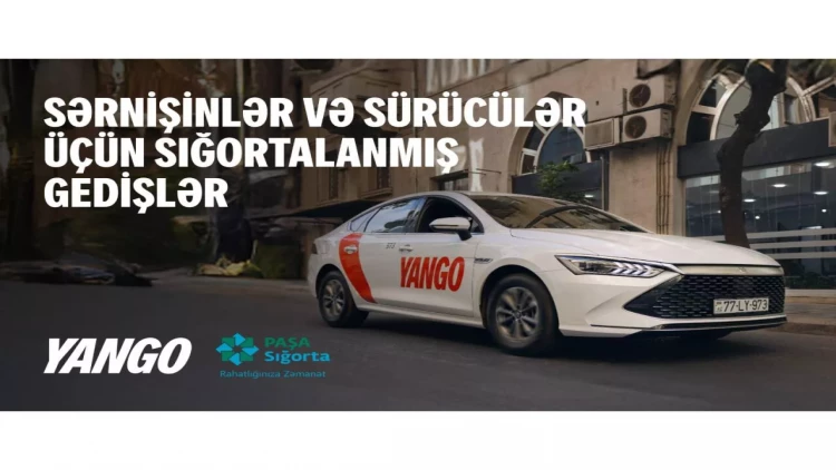 Yango Azerbaijan və PAŞA Sığorta sərnişinlər və sürücülər üçün sığorta proqramına start verir