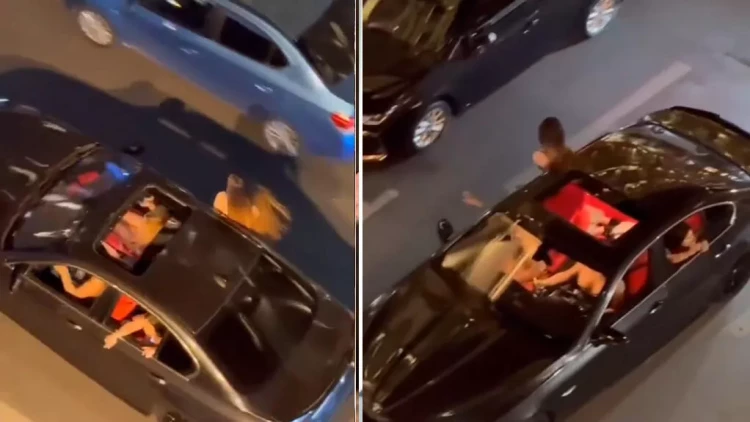 Bakının mərkəzində 