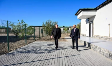 İlham Əliyev Zəngilanın Ağalı kəndinin 2-ci mərhələsinin və Məmmədbəyli kəndinin açılışlarında iştirak edib - VİDEO - FOTO