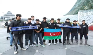 “Qarabağ” Bakıda coşqu ilə qarşılandı - VİDEO