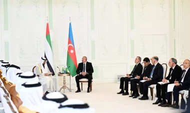 Şeyx Məhəmməd bin Zayed Al Nəhyan: Dost Azərbaycanla ikitərəfli əlaqələrimizi daha yüksək səviyyəyə qaldırmağı arzulayırıq
