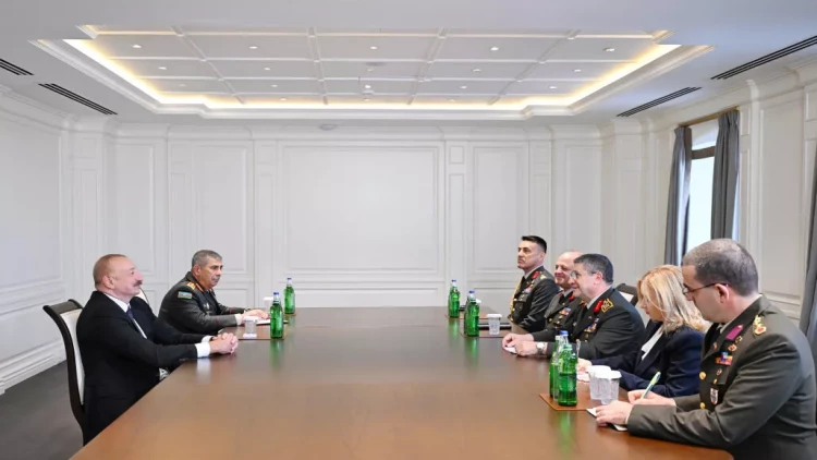 Prezident İlham Əliyev Türkiyə Silahlı Qüvvələrinin Baş Qərargah rəisini qəbul edib - VİDEO - FOTO