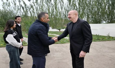 İlham Əliyev Xocalı rayonunun Daşbulaq kəndində olub - VİDEO - FOTO