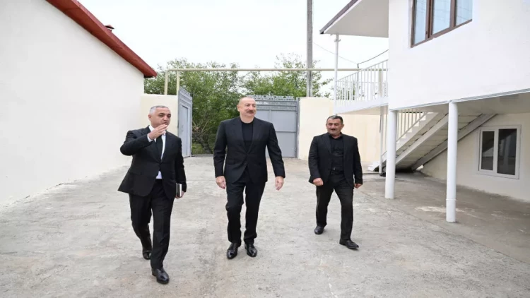 İlham Əliyev Xocalı rayonunun Seyidbəyli kəndində olub - VİDEO - FOTO