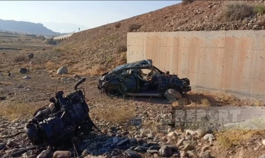 Ağır qəzada həlak olanların hamısı polis əməkdaşı imiş - YENİLƏNİB - VİDEO - FOTOlar