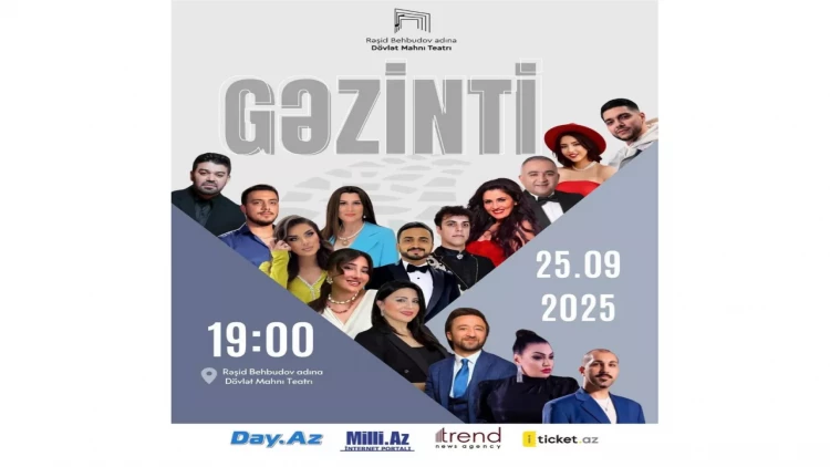 Dövlət Mahnı Teatrı musiqi dolu “Gəzinti” bir axşam bəxş edəcək