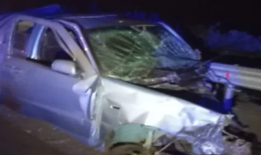 Biləsuvarda üç maşın toqquşdu - Ölən və xəsarət alanlar var - FOTO