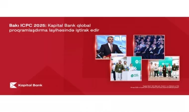Bakı ICPC 2025: Kapital Bank qlobal proqramlaşdırma layihəsində iştirak edir
