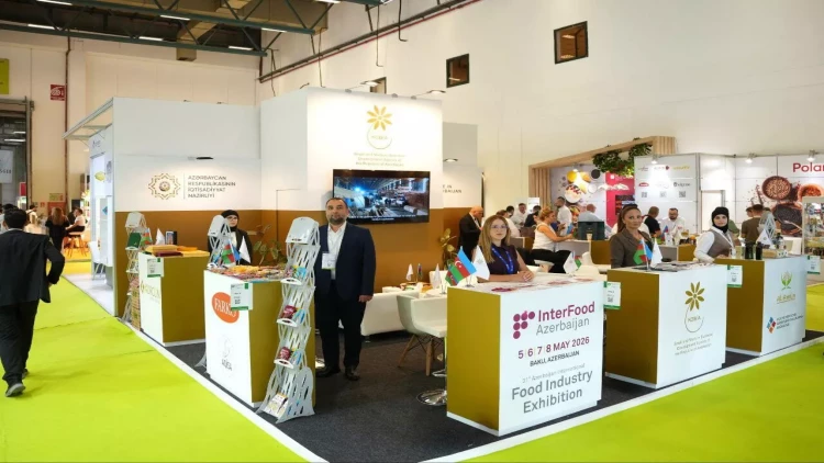 Azərbaycan sahibkarları “WorldFood Istanbul 2025” sərgisində məhsullarını təqdim edirlər - FOTO