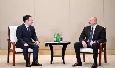 Prezident Tiencin şəhərində Xı Yınfen ilə görüşüb - VİDEO - FOTO